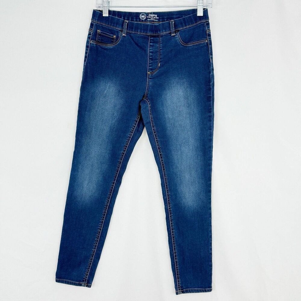 Wonder Nation Jeans Girl Size L 14-16 Plus Jegging Denim Blue